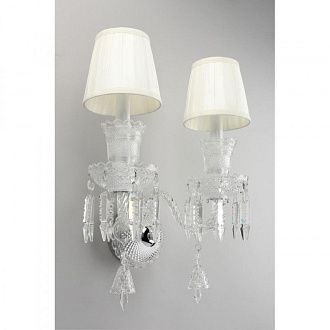 Бра 36*45 см, 2*E14, 40W, Aployt Lara APL.710.01.02, хром