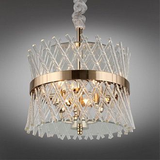 Подвесная люстра 35*70-140 см, 3*E14, 40W, Aployt Toinet APL.734.06.03, никель