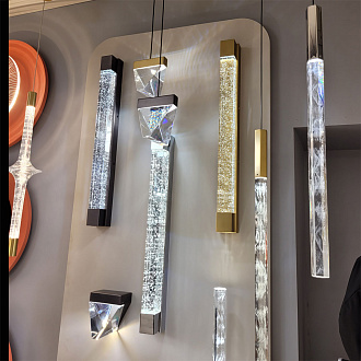 Подвесной светильник 10,3*174,9 см, 1 LED*5W, 3000 К, Odeon Light Ray, черный 6677/5L