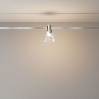 Трековый светильник  TR147-1-3W3K-PT **-10,2 см, *LED*3W, K, Maytoni technical FLARITY TR147-1-3W3K-PT, Платина