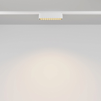 Трековый светильник 2,6*11,6*2,8 см, LED 6W, 3000К, Белый Maytoni Basis Grid TR084-1-6W3K-W