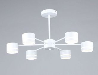 Люстра Ø630 x H310, мм, 6*15W (90W), WT (Белый) Rilon 6900/6 WT