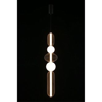 Подвесной светильник 22*130-230 см, 1*LED, 28W, 3000K, Aployt Nikusia APL.658.06.28, черный