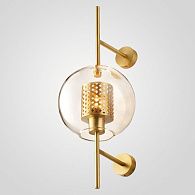 Бра CATCH WALL ball L58 brass 25*25*58 см, 1*E27*60W, ImperiumLoft CATCHWALL01, Латунь