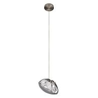 Подвесной светильник 20 см, 6W, 3000K, Loft IT Random 10469S Smoke, никель