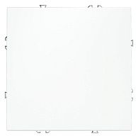 Выключатель встраиваемый Voltum S70 одноклавишный 10А, белый матовый пластик Soft touch VLS010102