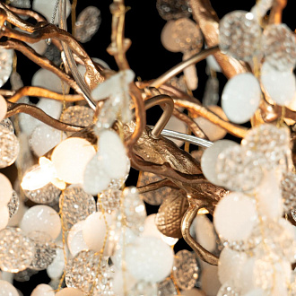 Люстра *80 см, 8*G9*W, Loft It 10066/800 GB Fairytree, Темное золото