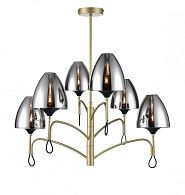Подвесная люстра  70*70 см, 6*G9 шампань, черный Vele Luce Oro VL5654P26