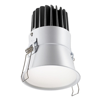 Светодиодный светильник 9 см, 18W, 3000-6000K, Novotech Lang 358910, белый