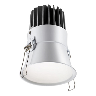 LED светильник 9 см, 18W, 3000-6000K, Novotech Lang 358910, белый, вр 8,2 см