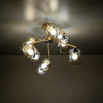 Люстра 62 см Citilux Клод CL137162 золото