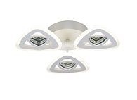 Люстра L440 x W440 x H85, мм, 84W 3000-6500K, WHITE (Белый) Rilon 2058/3 WHITE
