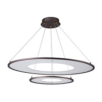 Люстра 75,4*75,4*150 см, 2*LED*47W, 3000K Gerhort G61315/2CF CL, Кофейный