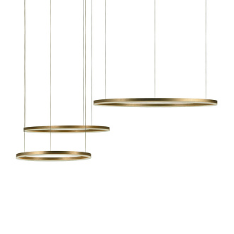 Подвесной светодиодный светильник Loft IT Ring 10017/3M, 113W LED, 3000K, золото