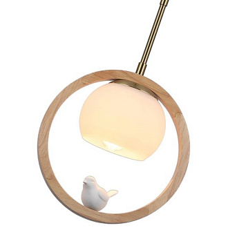 Подвесной светильник 23*34 см, 1*E27*60W  Arte Lamp Caprice A4182SP-1BR коричневый