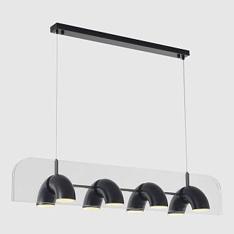 Светильник подвесной 94*25,2*16-220 см, *LED*48W, 4000K, Crystal Lux Element ELEMENT SP48W LED BLACK, Черный