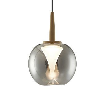 Подвесной светильник 13*211,2 см, 1*LED*5W, 3000K, Mantra Andromeda MAN8931+8939, золотой