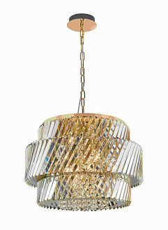 Люстра Ø700 x H1200, мм, 18 x 40W (720W), GOLD (Золото) NewRgy 098PLSK/18TG GOLD