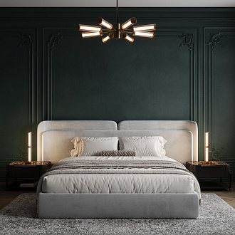 Светильник 116*116*90 см, *LED, 38W, 3000 Eurosvet Stark 50386 LED, латунь