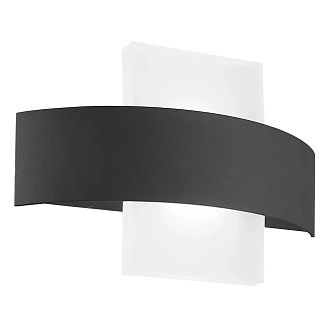 Бра уличное 23*6*16 см, 1*LED*6W, 2700/3400/4000K, Arte Lamp Croce A1444AL-1BK, Черный