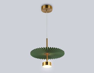 Подвесной светодиодный светильник **26-177 см, **W, 3000K, Ambrella Light High Light LH72609, латунь