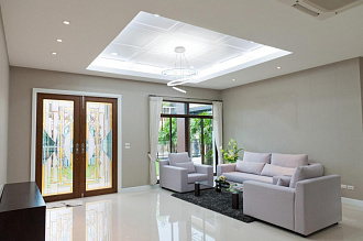 Светильник 65 см, 100W, 3000-4200K с Алисой Citilux CL710A104S Электрон Смарт белая