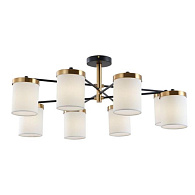 Люстра потолочная 82*35 см, 8*E14 ARTE Lamp MODELLO A4099PL-8BK черный