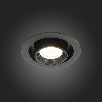 Встраиваемый светильник 9 см, 12W 4000K ST LUCE Встраиваемые светильники ST702.348.12 Черный
