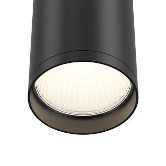 Светильник 5*5 см, GU10 10W, Maytoni Focus S C052CL-01B, черный