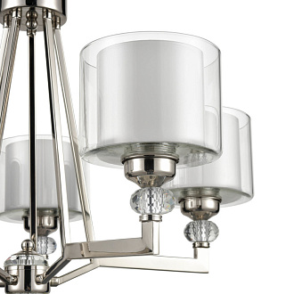 Подвесная люстра  66*148 см, 5*E27 хром Vele Luce Lotus VL1053L05