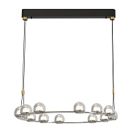 Подвесная люстра 82*157,5 см, 12*LED, 86.4W, 4000К, Favourite Rosio 4291-12P черный