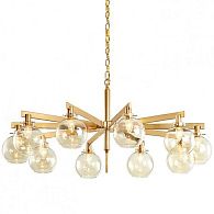 Подвесная люстра Carmella Globe PENDANT 10 40,5*48*48 см, 10*E14*40W, ImperiumLoft 40.1596, Латунь