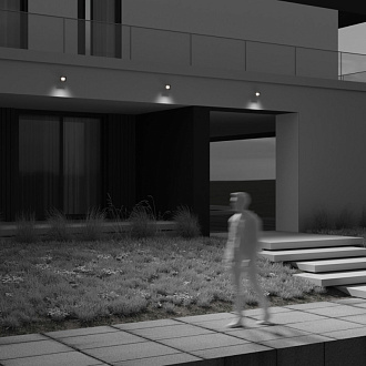 Прожектор 11 см, 10W, 4000K, Maytoni Flood FL001-L10B4K, черный