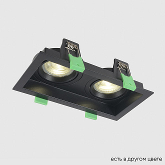 Встраиваемый светильник 18 см, Crystal Lux CLT 068C2 BL, черный, вр 16*8 см