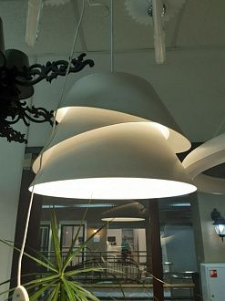 Подвесной светильник Mantra Alboran 5861, диаметр 41 см, белый