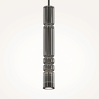 Подвесной светильник 8*8*384 см, LED, 12W, 3000К, Maytoni Ordo MOD272PL-L12B3K черный