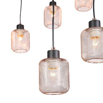 Подвесная люстра Диаметр 150 см ST Luce Forto SL193.303.12 Черный/Латунь