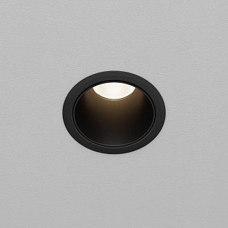 Встраиваемый светильник DL116-10W-4K-B **-9,7 см, *LED*10W, 4000K, Maytoni technical Dip DL116-10W-4K-B, Черный, вр 6 см