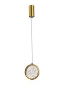 Люстра Ø150 x H1300, мм, 9W 4000K, BRASS(Латунь) NewRgy D2061-DW-150 BRASS