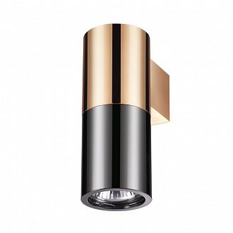 Настенный светильник Odeon Light Duetta 3583/1W Черный, Медь, диаметр 6.3 см