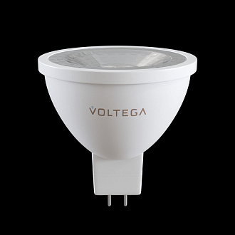 7063 Лампа светодиодная  Voltega Simple 7W 600Lm 4000K Lens 38° GU5.3