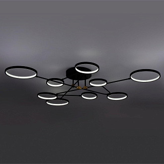 Светильник 126**20 см, LED 70W, 3000 / 6500К, Черный LED4U L260-9