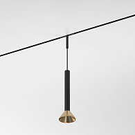 Светильник 6 см, 3W, 3000K, Elektrostandard Mini Magnetic 85164/01, черный-латунь