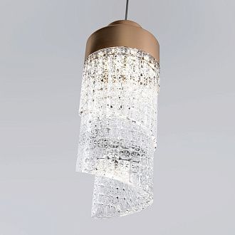Подвесной светильник 10*10*200 см, LED 6W, 4000K, Золото MODESTYLE MS.89117.1