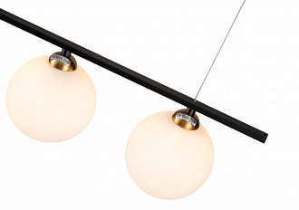 Подвесной светильник 800*190*315/1700 мм, 3*G9 чёрный Indigo Opaco V000152, 11015/3P Black