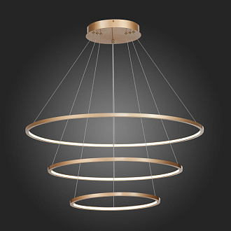 Светильник подвесной 80 см, 114W 4000K ST LUCE ST603 IN ST603.243.114 Золотистый
