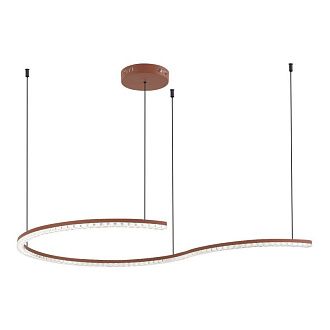 Подвесной светильник 84,6*124,5*-150 см, *LED, 65W, 4000K, ST-Luce Euclidics SL1018.603.01, коричневый