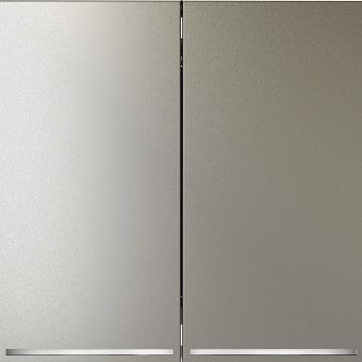 Проходной переключатель встраиваемый Voltum S70 двухклавишный с подсветкой 10А, шелк пластик Soft touch VLS020404