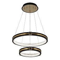 Подвесной светильник 52*52*140 см, LED 75W, 3000 / 6000K, Черный, Латунь LED4U L77084-2