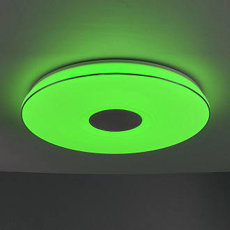 Светильник 60 см, 100W, 3000-4200К музыкальный с Bluetooth Citilux CL703M100, плафон блестящий